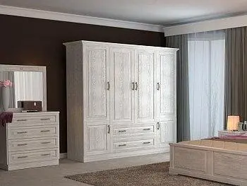 Шкаф №3 (бук/тополь), 4 створки