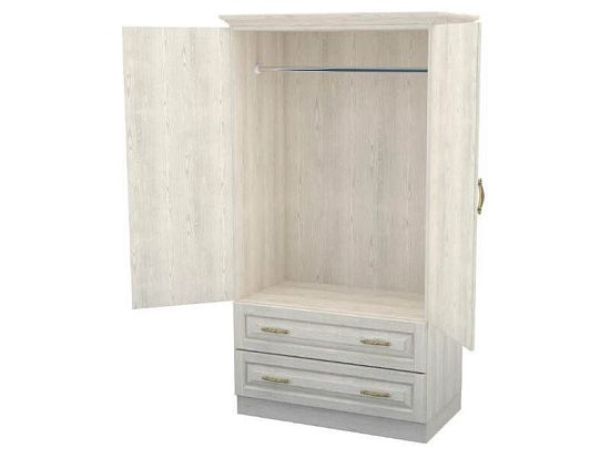 Шкаф №3 (ясень/лдсп), 2 створки 3 (фото)